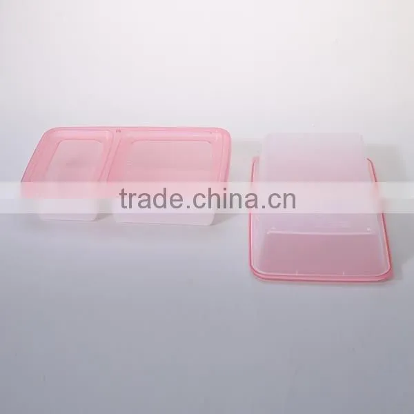 2016 new design 2L double food fresh keeping box