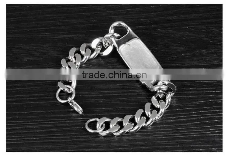 Antic unique titanium sterling steel man bracelets handmade heavy 316L steel design bangles
