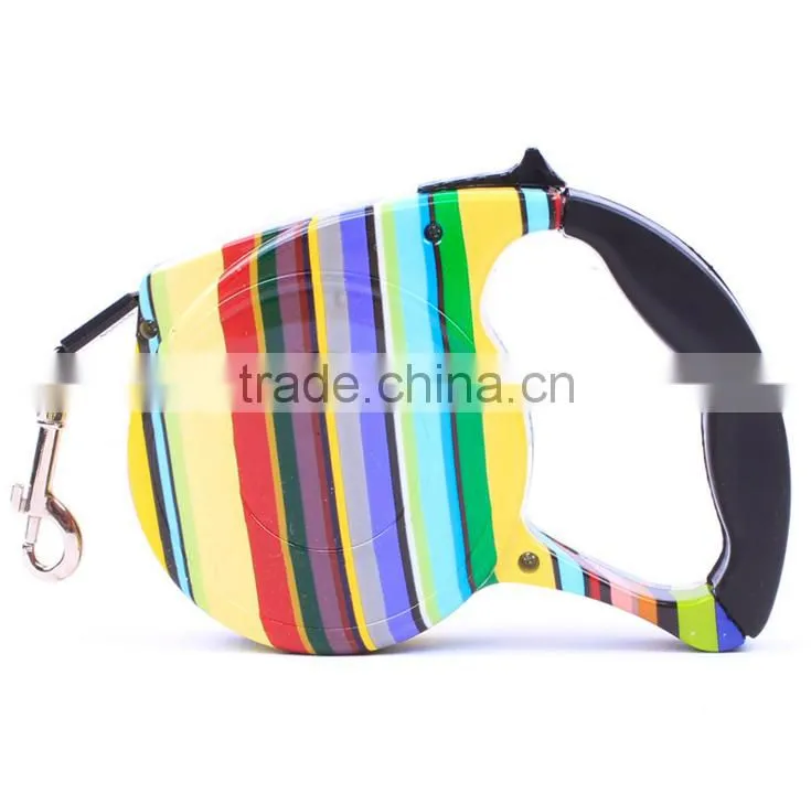 Color TPE friendly stock automatic retractable drawing Line best retractable dog leash