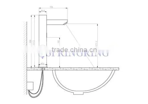 Brass Automatic Sensor Electric Faucet