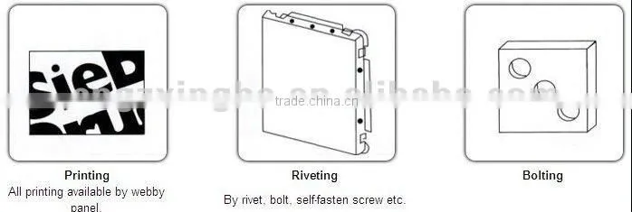 pe acp aluminum composite panel acp cladding panel