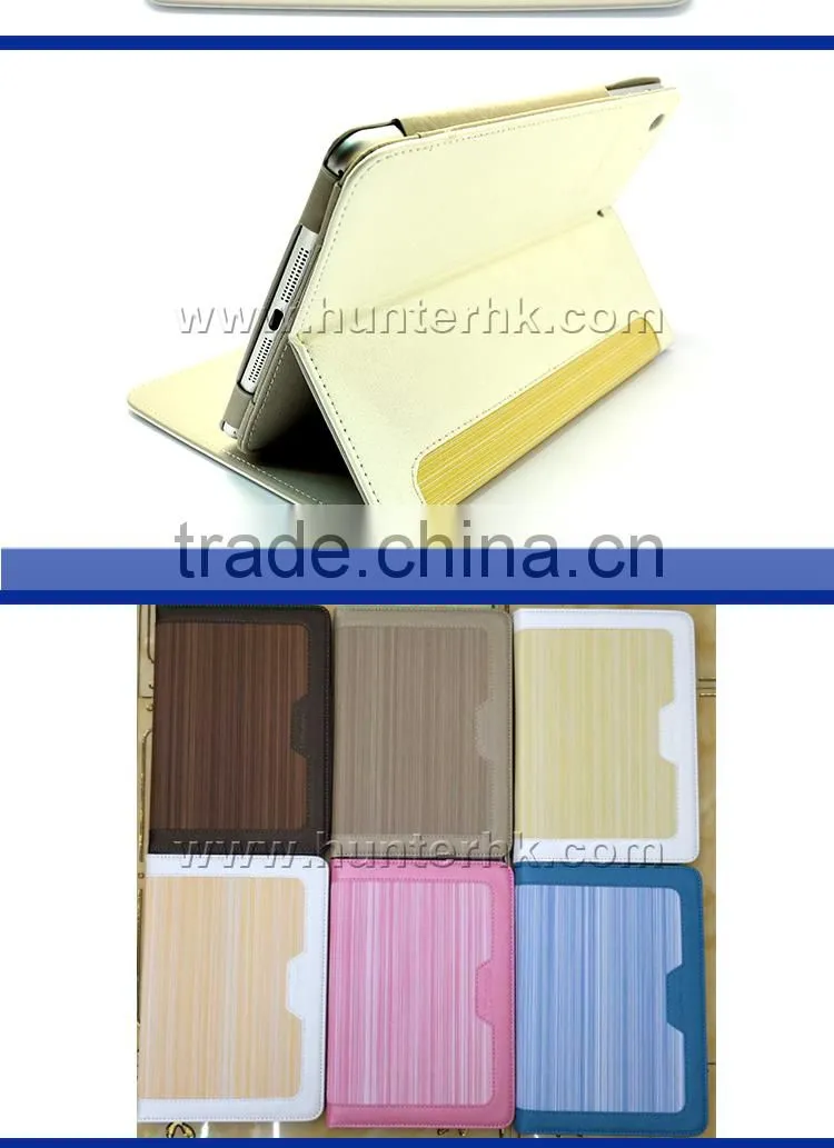 Personalized Wood Grain Flat Computer Cover For iPad 3