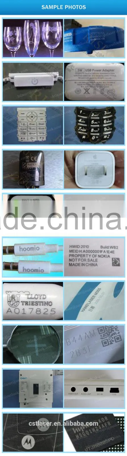 UV laser marking machine for Single crystal silicon