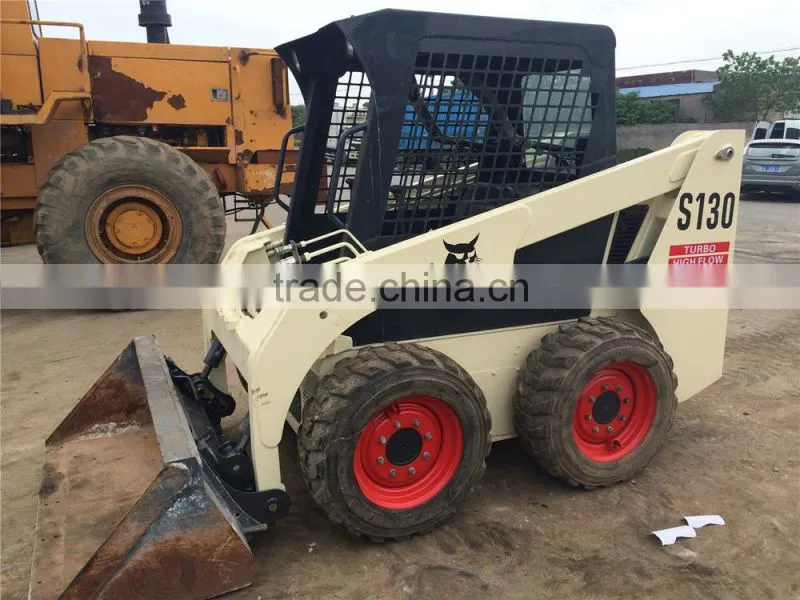 used 2013 made BOBCAT S130 compact skid steer loader for sale