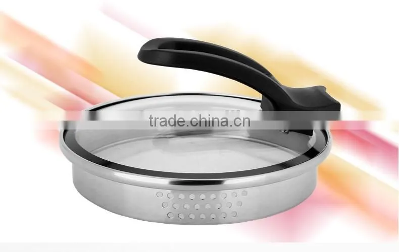 hot sale detachable handle milk boiling pot/ stainless steel doudle bottom soup&stock pot
