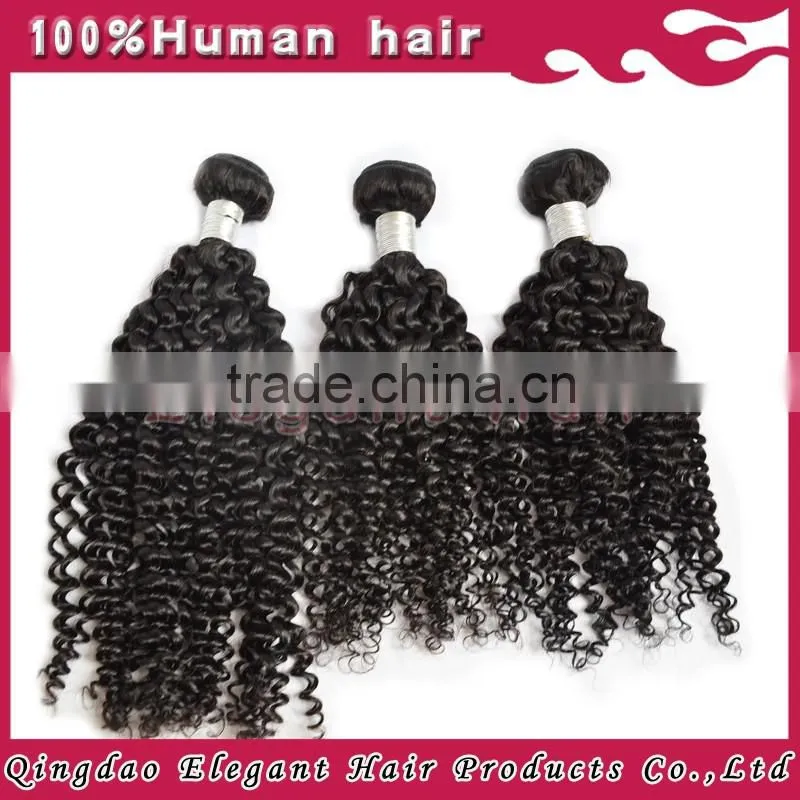 Qingdao Elegant 6A Top Grade Natural Looking Brazilian Remy Double Drawn Hair Extensions