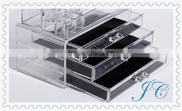 Acrylic Cosmetic Storage Organizer Drawer Makeup Jewelry Case Storage Insert Holder Box