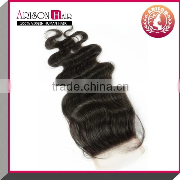 top quality virgin human lace closure wholesale accept paypal