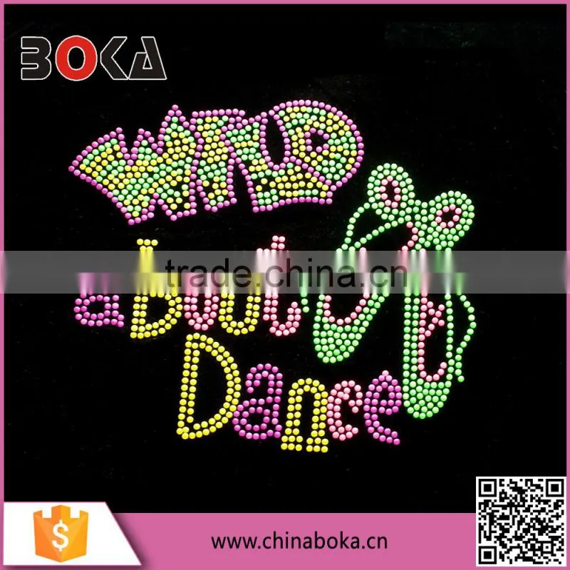 colorful rhinestone hotfix motifs