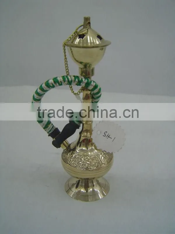 Cast Brass Hukka