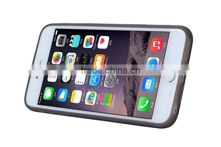 Manufacturer Wholesale PU leather cell phone case for iPhone 6/6s,protective card holder case with shrapnel