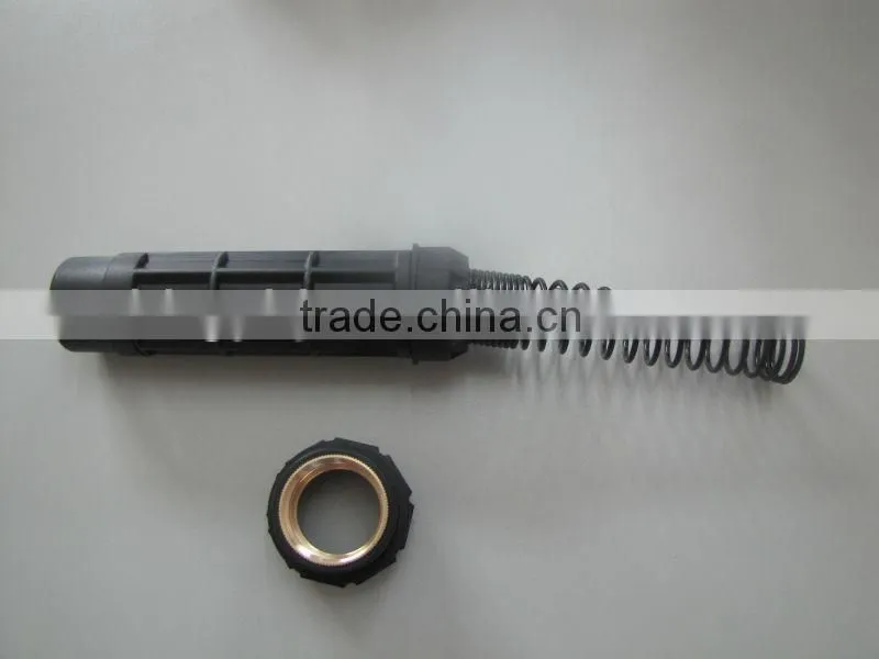 TBI welding torch handle with spring