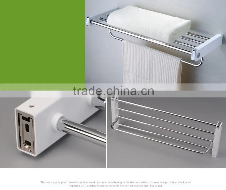 High Quality Wall Mounted Bathroom Shower Holder Towel Shelf