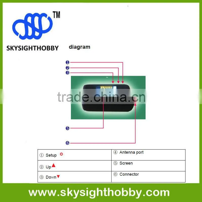 2015 SKY-N500 5.8Ghz 500mw 32ch FPV transmitter with LCD display for fpv googles