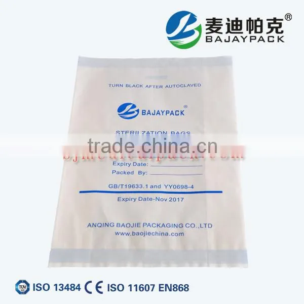 Medical Heat Sealing Sterilization Gusseted Paper Pouch for Irregular Device
