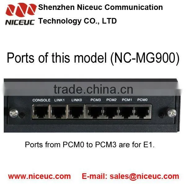 SS7 Media Trunk Gateway with Rack design for IP Call Center