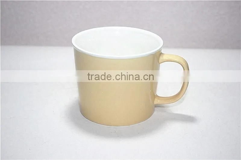 380 CC new bone china cheap soup mugs with handle