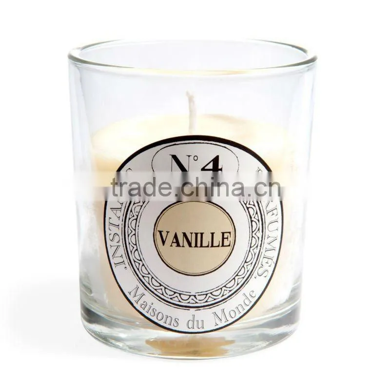Lotus candle, Scent candle glass