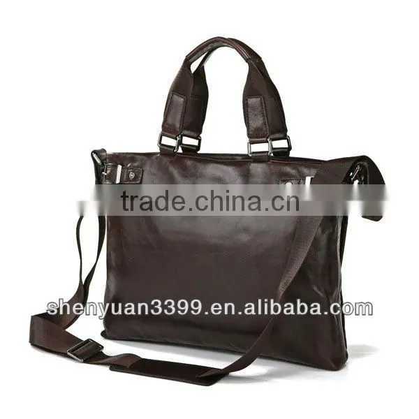 2015 Alibaba China Hot Selling Men's Leather Briefcase, Office Bag for Men