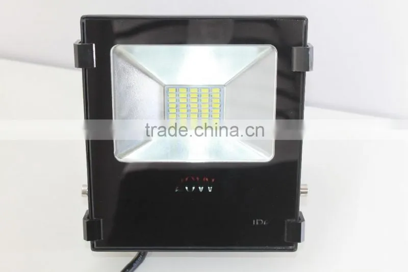 Waterproof IP65 LED Flood light 20W black housing high quality