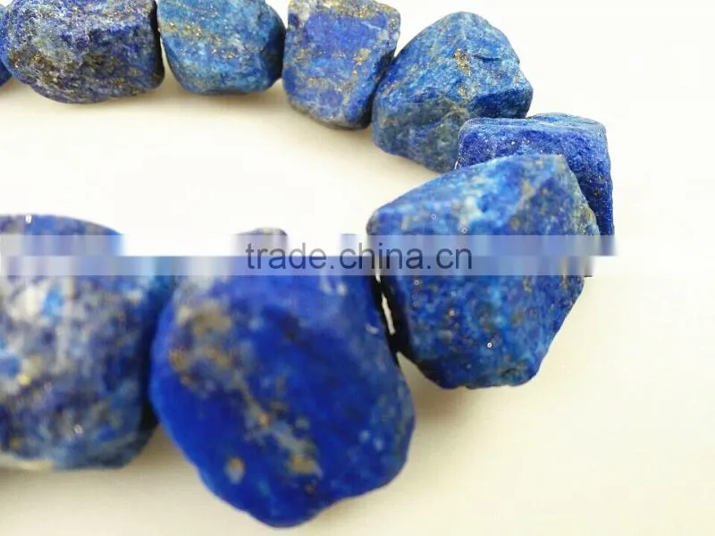 Wholesale Flat Faceted Tumbled Lapis Fashion Beads in Different Size