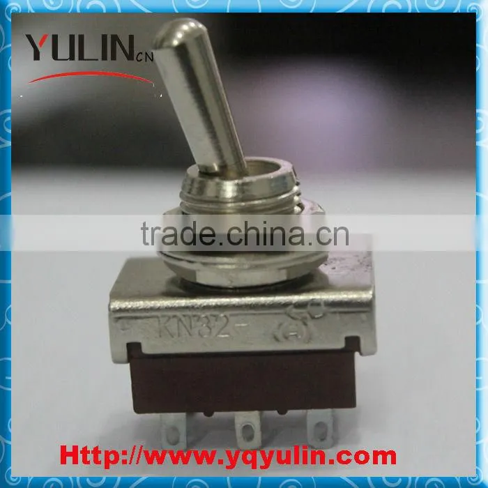 Best Quality 6Pins Solder Terminal 15Amp 250Vac ON-OFF Waterproof Toggle Switch