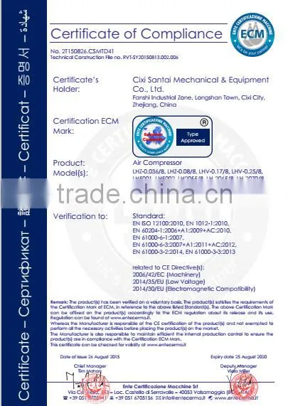 Useful best selling 25L 50L mini piston 3hp 2.2kw air compressor