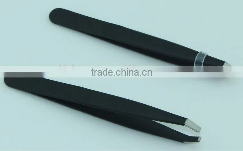 Special Design Cosmetic Hot Tweezers Flat Tip Tweezer