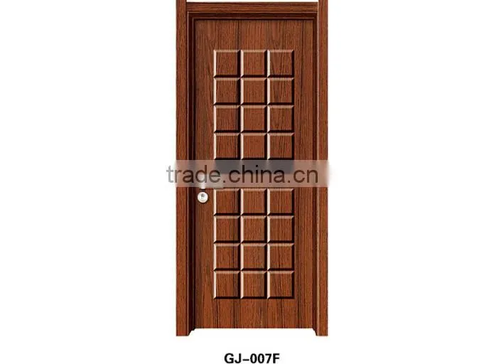 Embossment cheap interior wood door designs in pakistan