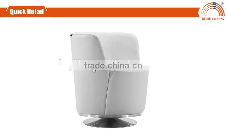 S-56F furniture sofa pu sofa white leather sofa