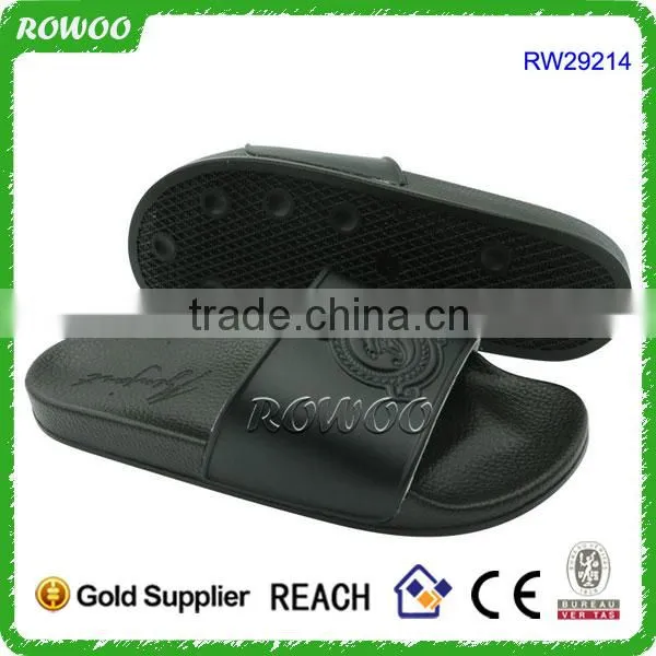 Fashion Embossed man PU slipper