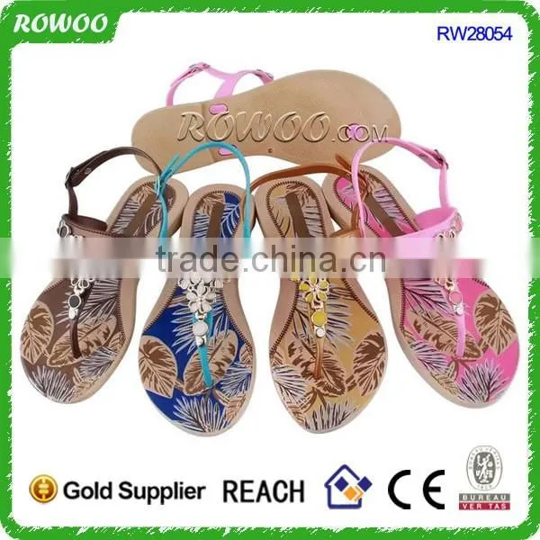 Adult lady PVC comfort funny slippers