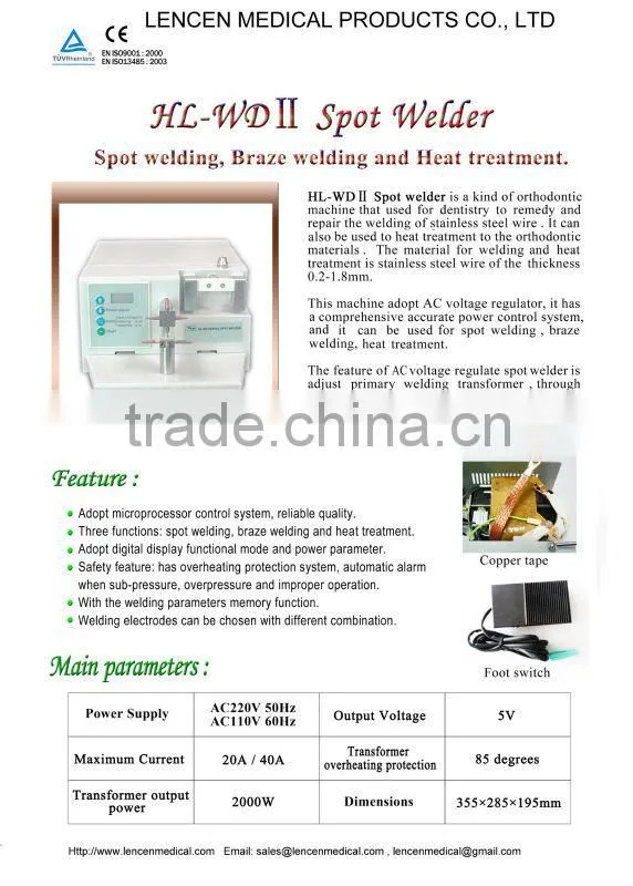 Dental lab equipment Dental Spot Welding Machine price