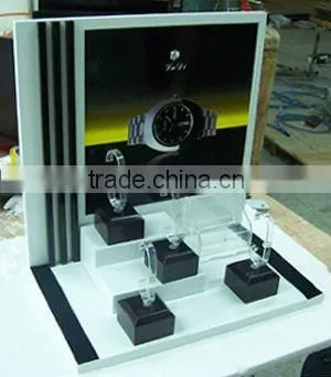 Acrylic watch display stand counter top watch display