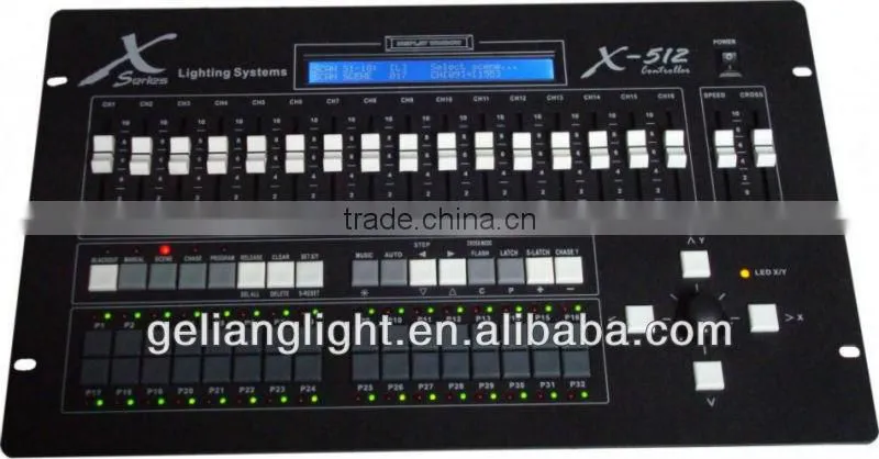 led stage lighting controller./ DMX 512 Controller