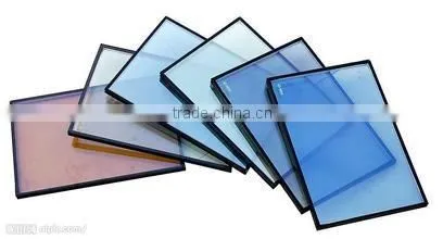 bronze insulated glas panel,10mm+15A+10mm toughened insulated glass for curtain wall , manufacturer , qinhuangdao
