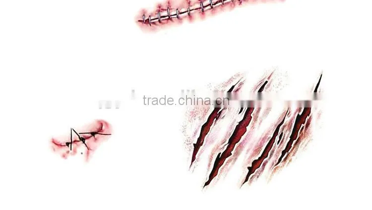 2015 most popular best selling Halloween sticker tattoo