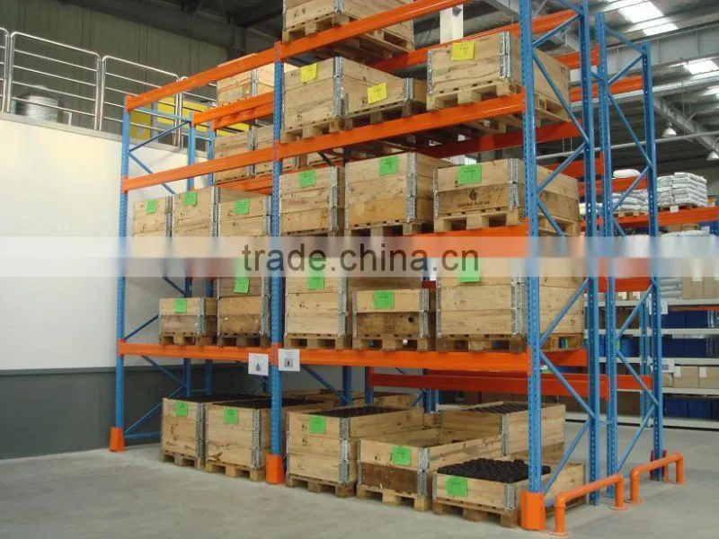Factory custom upright beam of steel pallet rack for sale