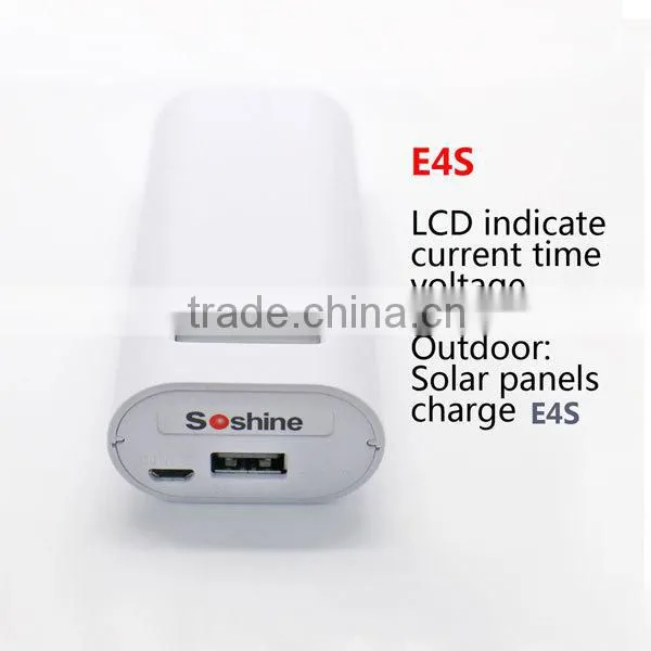 Soshine E4S Portable 5200mAh Power Source Bank w/ Micro USB Cable for IPHONE + More