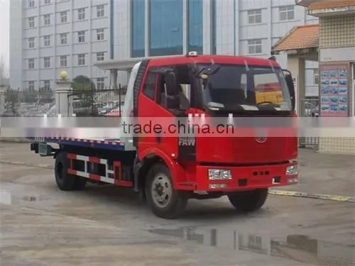 JIEFANG 4X2 Flatbed Wrecker Tow Trucks For Sale