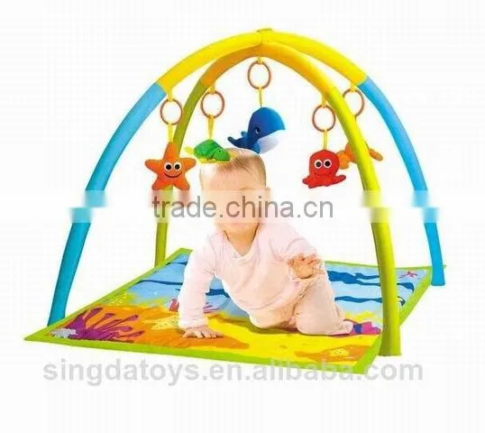 Funny Baby ocean crawl mat baby play gym with frame