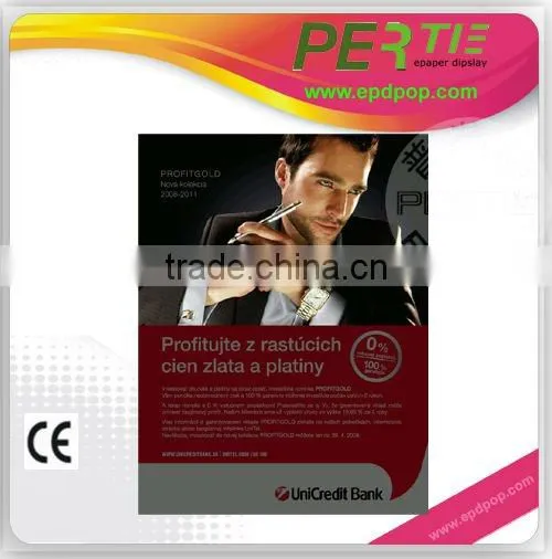 digital signage system pop display rack epd screen epop e paper display circular display promotional cards