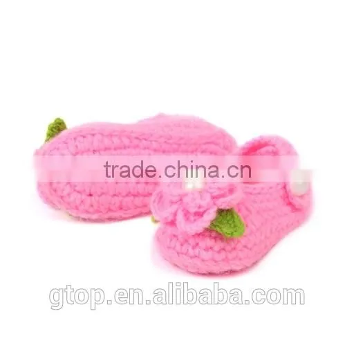 Wholesale Baby Handmade Crochet Shoes Supplier for 1-10 months old S-0033