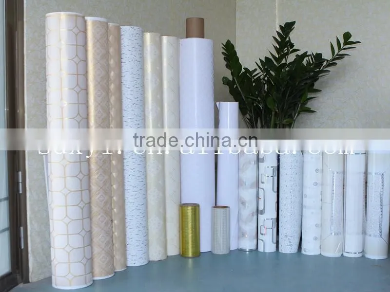 2016 China manufacturer Xinyalai factory supply embossed pvc foil for gypsum ceiling tiles