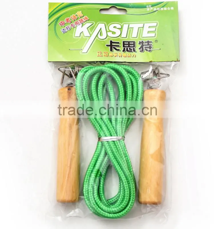 China wholesale OEM wooden cheap jump rope