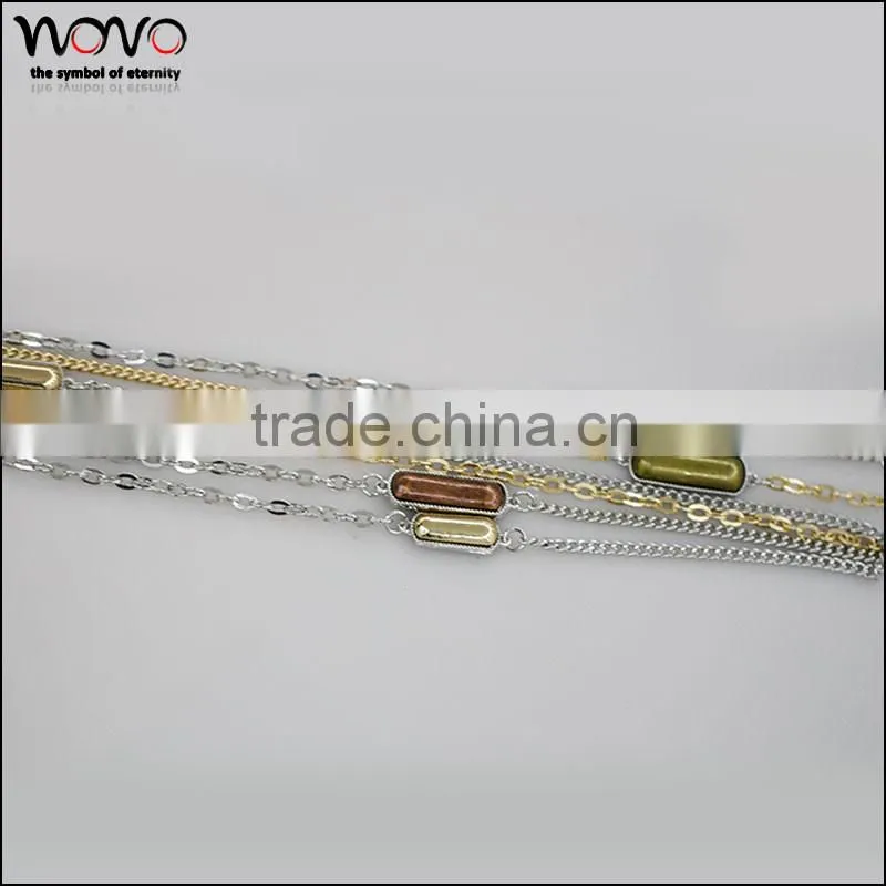 Promotional Chain Necklace Gold Chain Custom Alloy Necklace