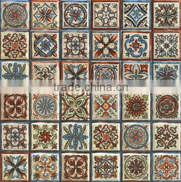 300*300mm restaurant kitchen tile floor tiles glazed tile 3d mosaic tile ceramic wall tile