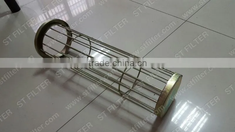 galvanized steel bag filter cage,Dia150*780mm