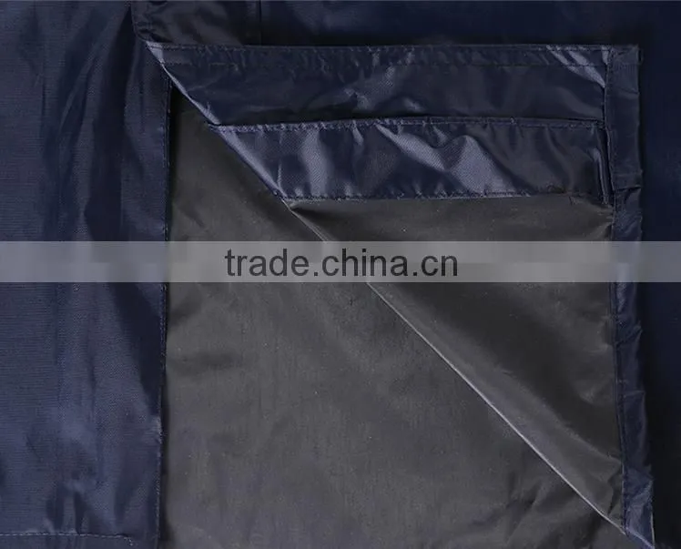 high quality outdoor portable foldable reflective hoodie raincoat