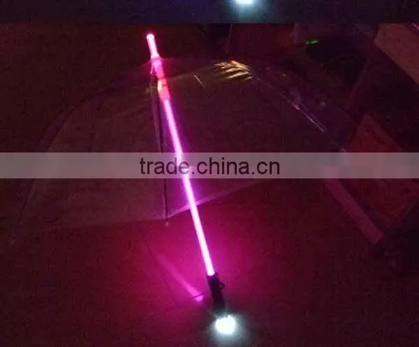 promotion LED magical shaft both sexes transparent umbrella